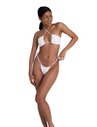 DEVONNE BIKINI TOP - STONE WHITE