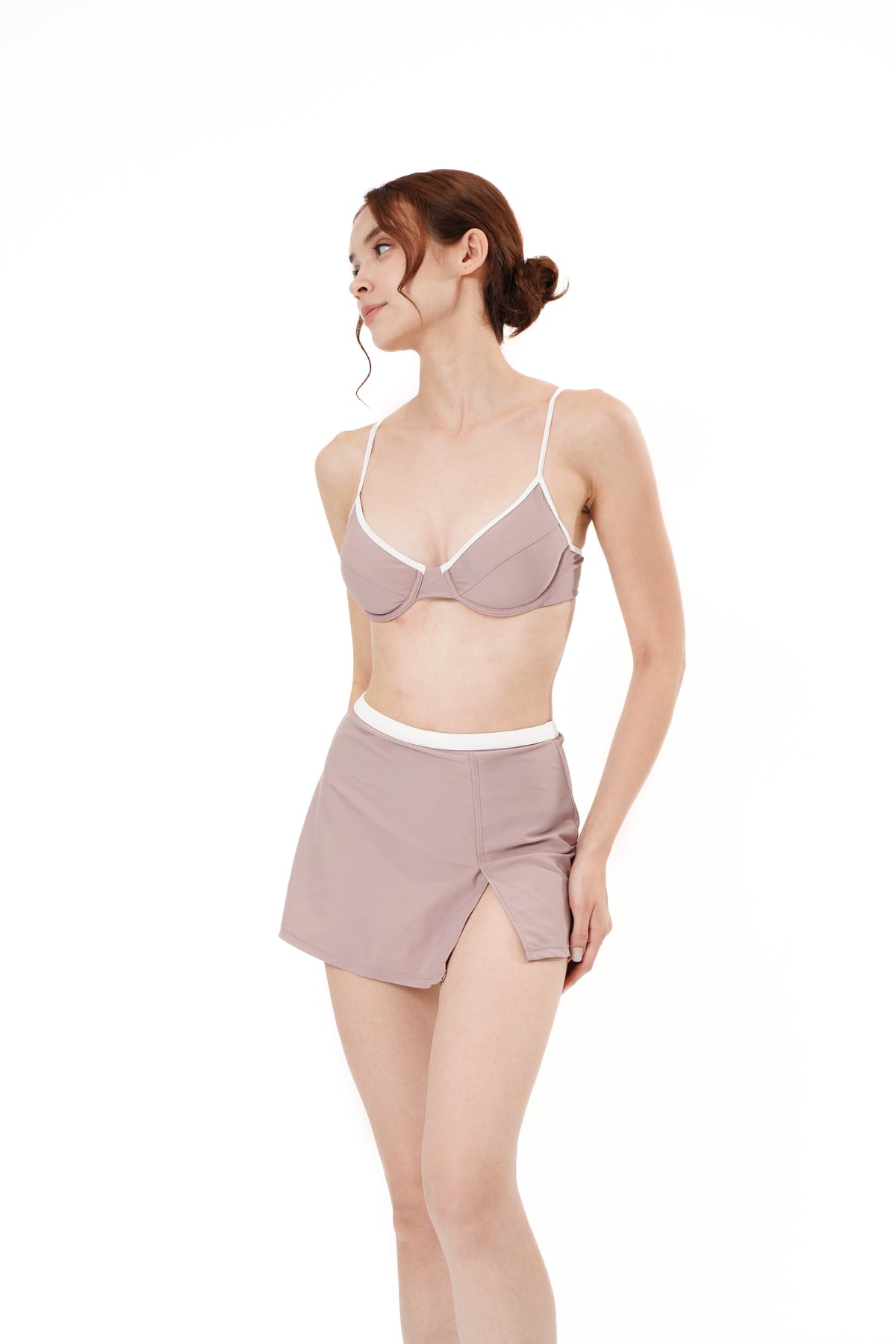 MARLEIGH BIKINI TOP - MAUVE
